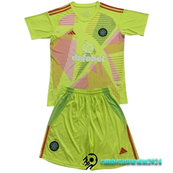 Replicas Portero Conjunto De Hombre Celtic 2024 2025 Amarillo