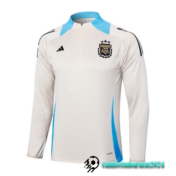 Replicas Sudadera Entrenamiento Argentina 2024 Amarillo Azul