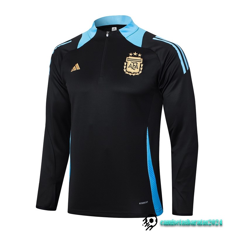 Replicas Sudadera Entrenamiento Argentina 2024 Negro Azul