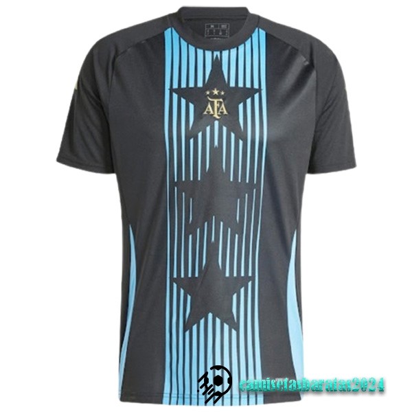 Replicas Tailandia Especial Camiseta Argentina 2024 Negro Azul