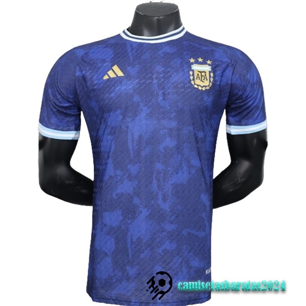 Replicas Tailandia Especial Jugadores Camiseta Argentina 2024 Azul